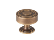 Dougan Cabinet Knob by Armac Martin - 32mm - Satin Nickel Plate