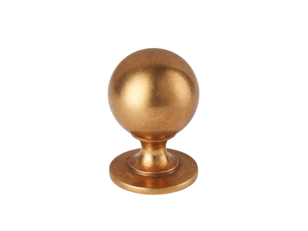 Cotswold Ball Cabinet Knob by Armac Martin - 38mm - Satin Chrome Plate