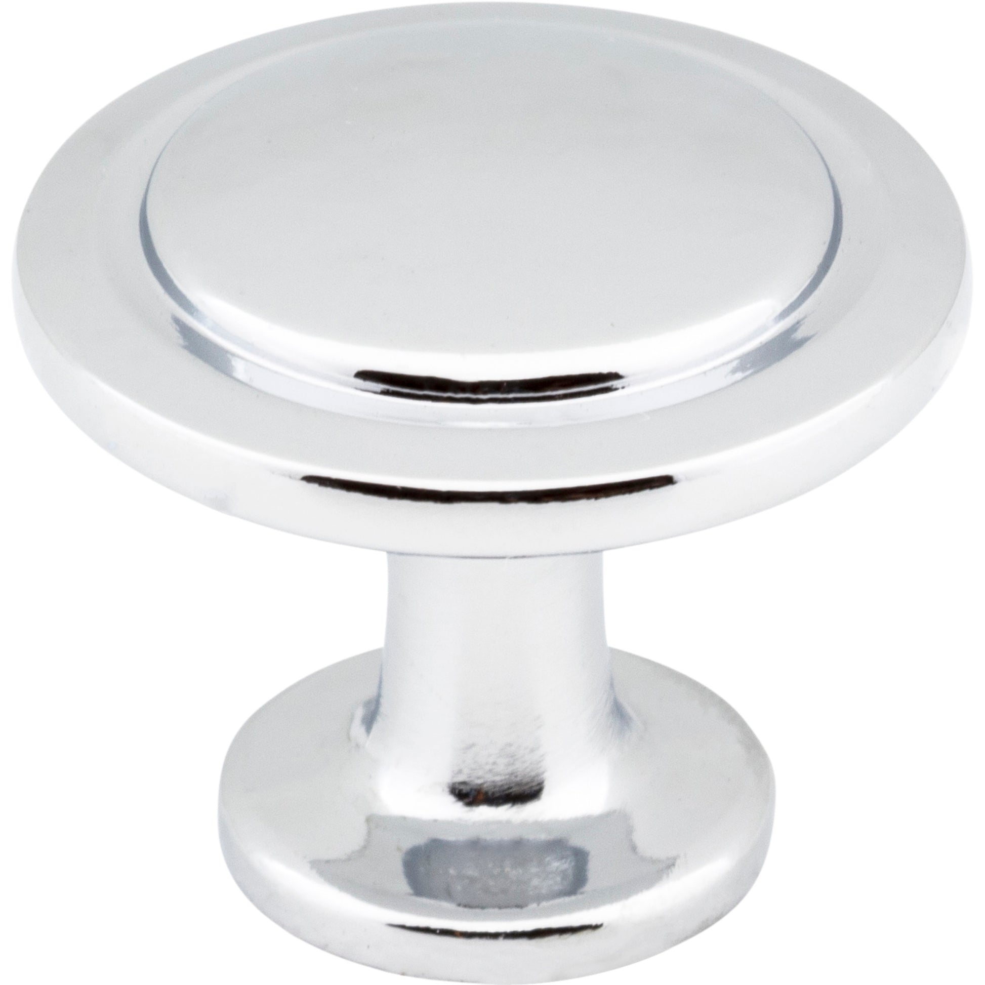 Round Button Gatsby Cabinet Knob by Elements - Polished Chrome