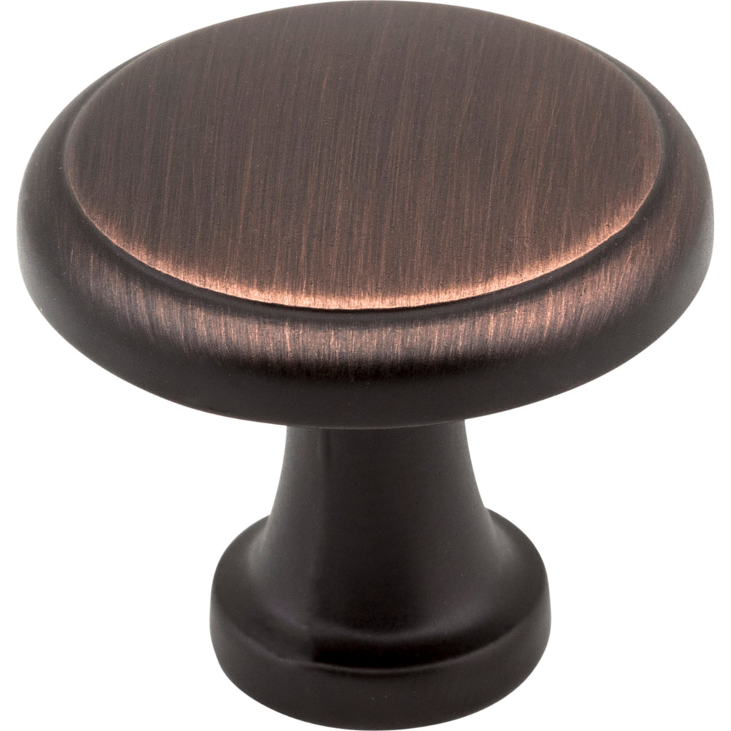 Kenner Cabinet Mushroom Knob by Elements - Brushed Oil Rubbed Bronze