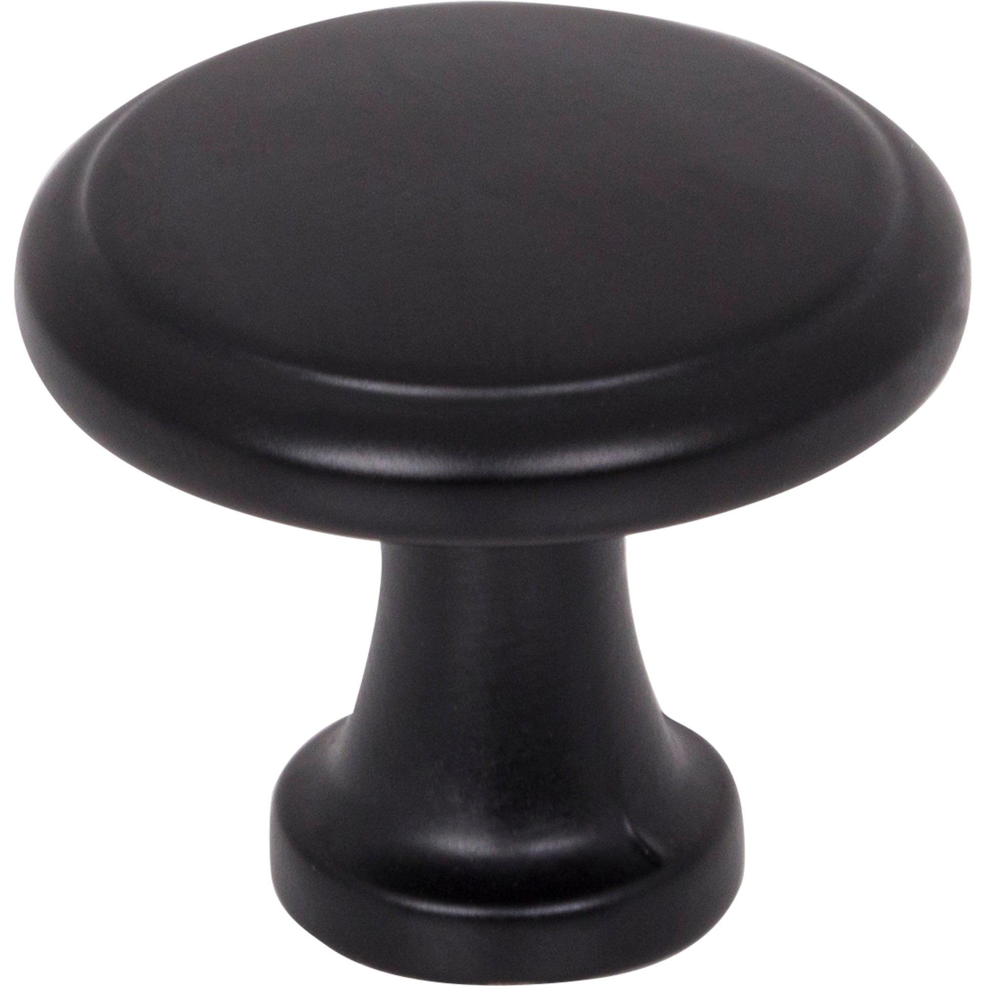 Kenner Cabinet Mushroom Knob by Elements - Matte Black