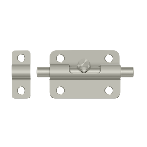 Barrel Bolt by Deltana - 3"  - Brushed Nickel - New York Hardware