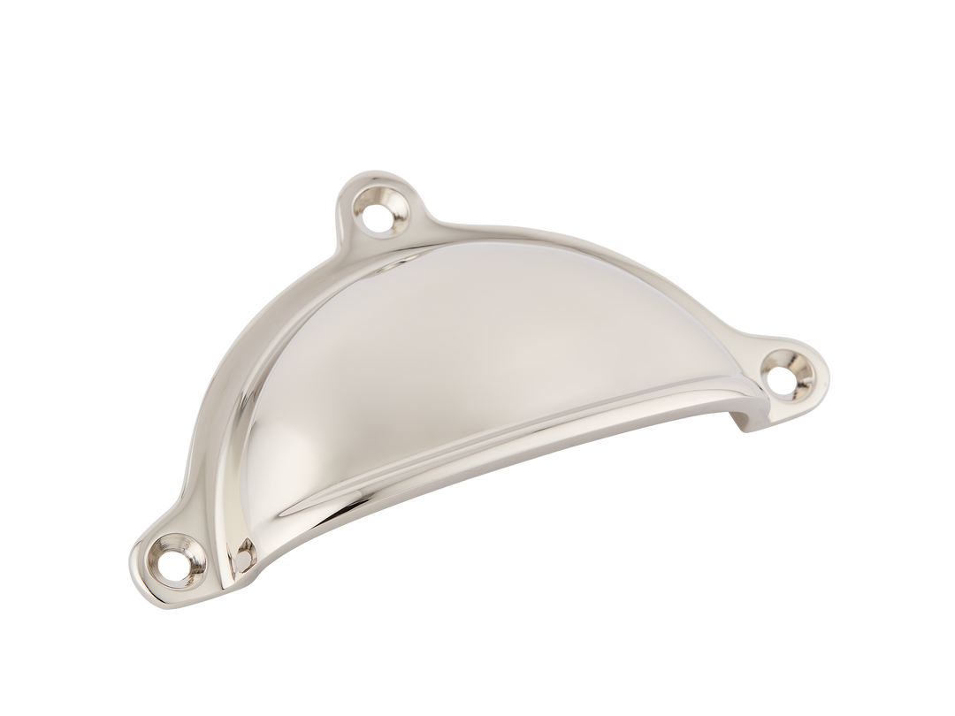 Cotswold Drawer Pull by Armac Martin - 98mm - Polished Nickel Plate