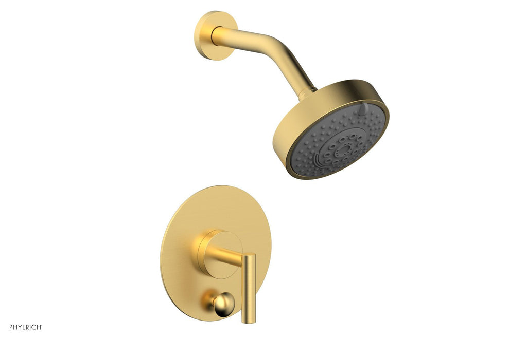 TRANSITION   Pressure Balance Shower and Diverter Set (Less Spout), Lever Handle by Phylrich - Pewter