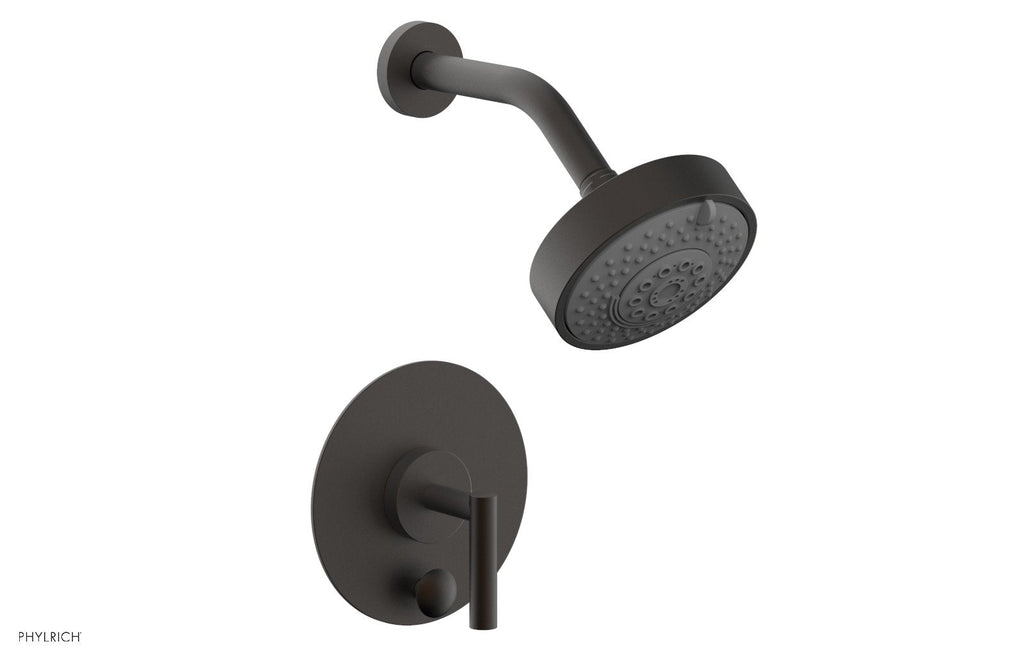 TRANSITION   Pressure Balance Shower and Diverter Set (Less Spout), Lever Handle by Phylrich - Oil Rubbed Bronze