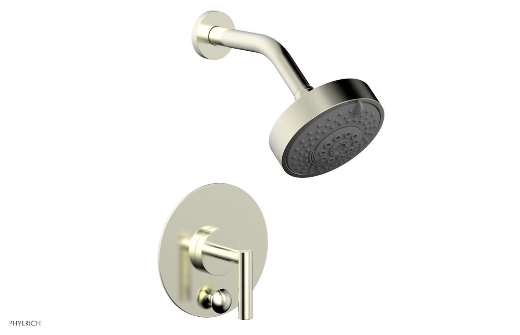 TRANSITION   Pressure Balance Shower and Diverter Set (Less Spout), Lever Handle by Phylrich - French Brass