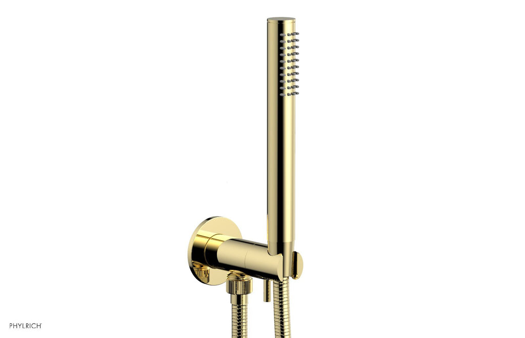 BASIC II Hand Shower with Volume Control Kit by Phylrich - Polished Brass