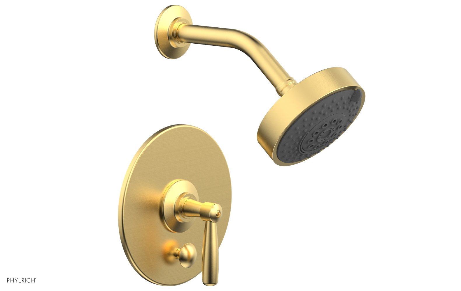 WORKS Pressure Balance Shower and Diverter Set (Less Spout), Lever Handle by Phylrich - Pewter