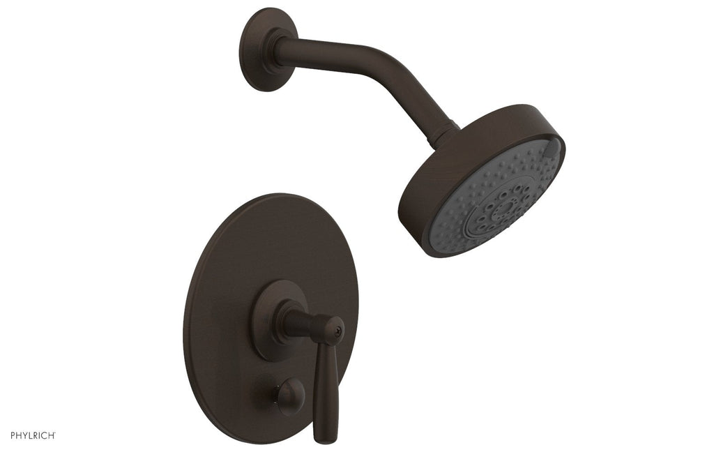 WORKS Pressure Balance Shower and Diverter Set (Less Spout), Lever Handle by Phylrich - Oil Rubbed Bronze