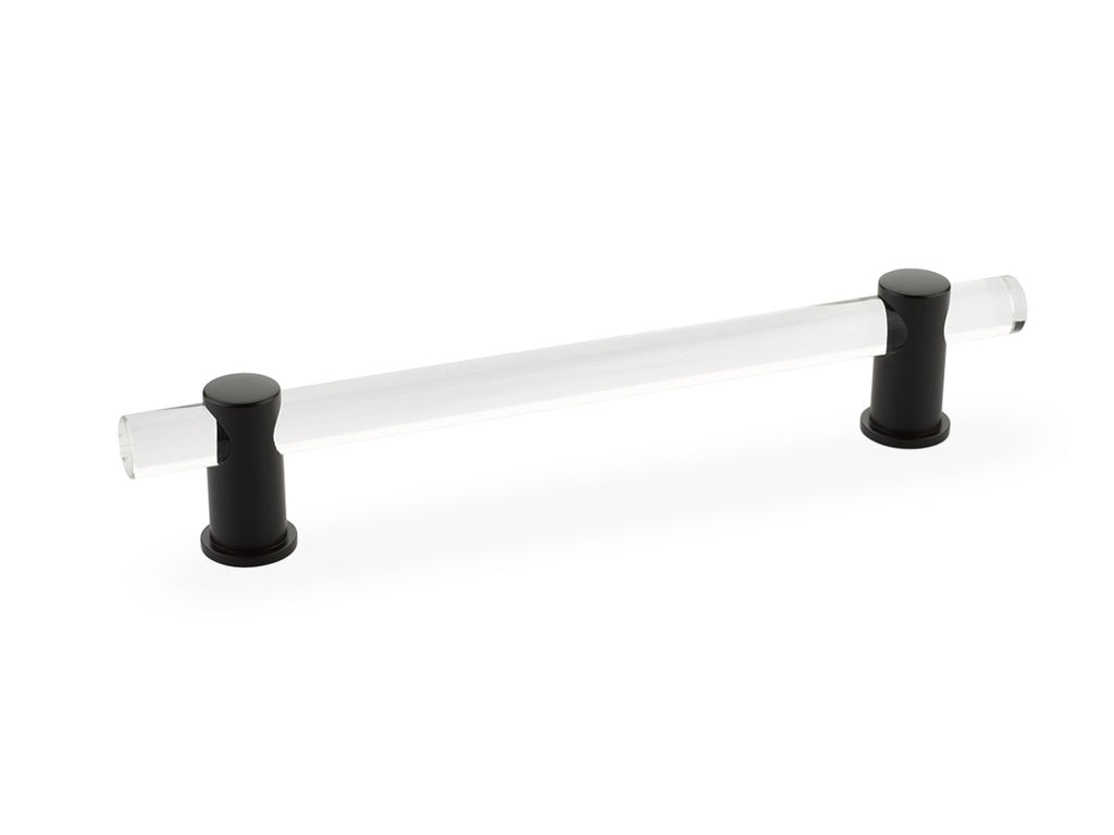 Lumiere Adjustable Acrylic Bar Pull by Schaub - Matte Black - New York Hardware