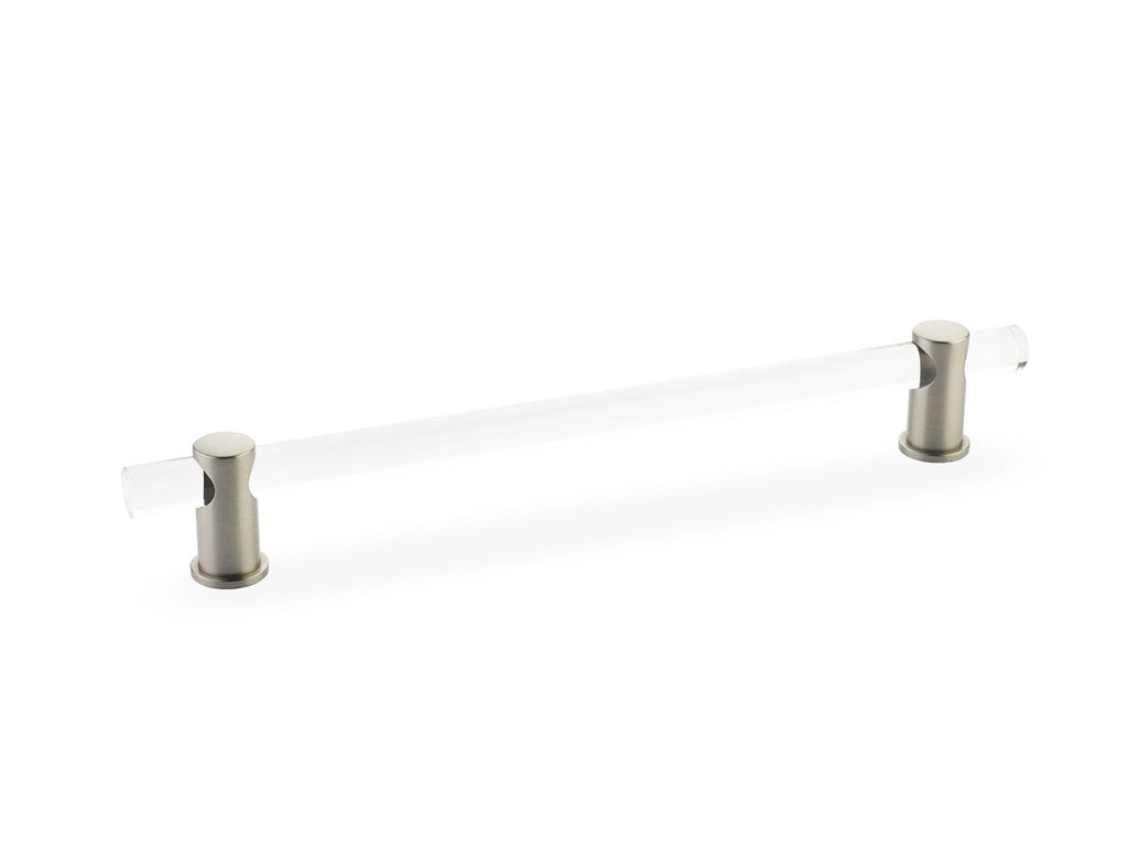Lumiere Adjustable Acrylic Bar Pull by Schaub - Satin Nickel - New York Hardware