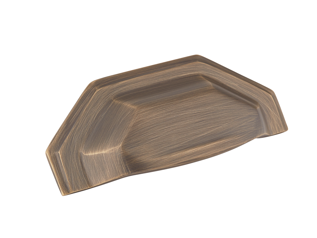 Crossways Cup Pull by Armac Martin - 104mm - Satin Nickel Plate