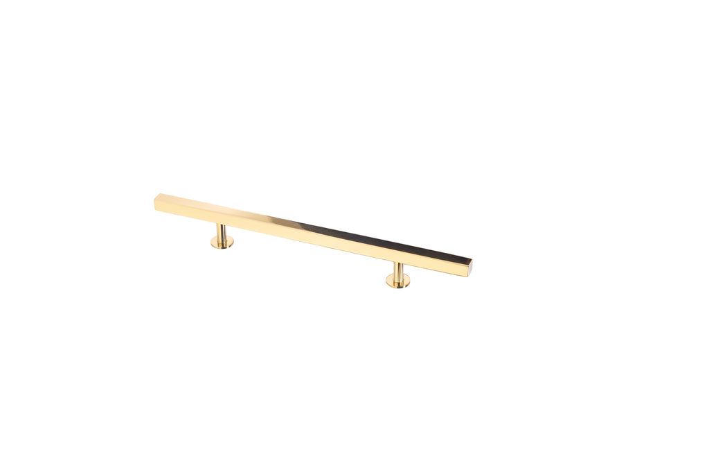 Bar Pull by Lew's Hardware - 6" - Polished Brass - New York Hardware