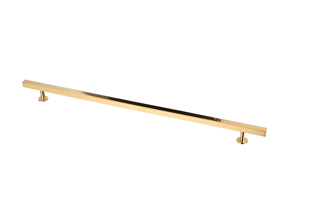Bar Pull by Lew's Hardware - 12" - Polished Brass - New York Hardware