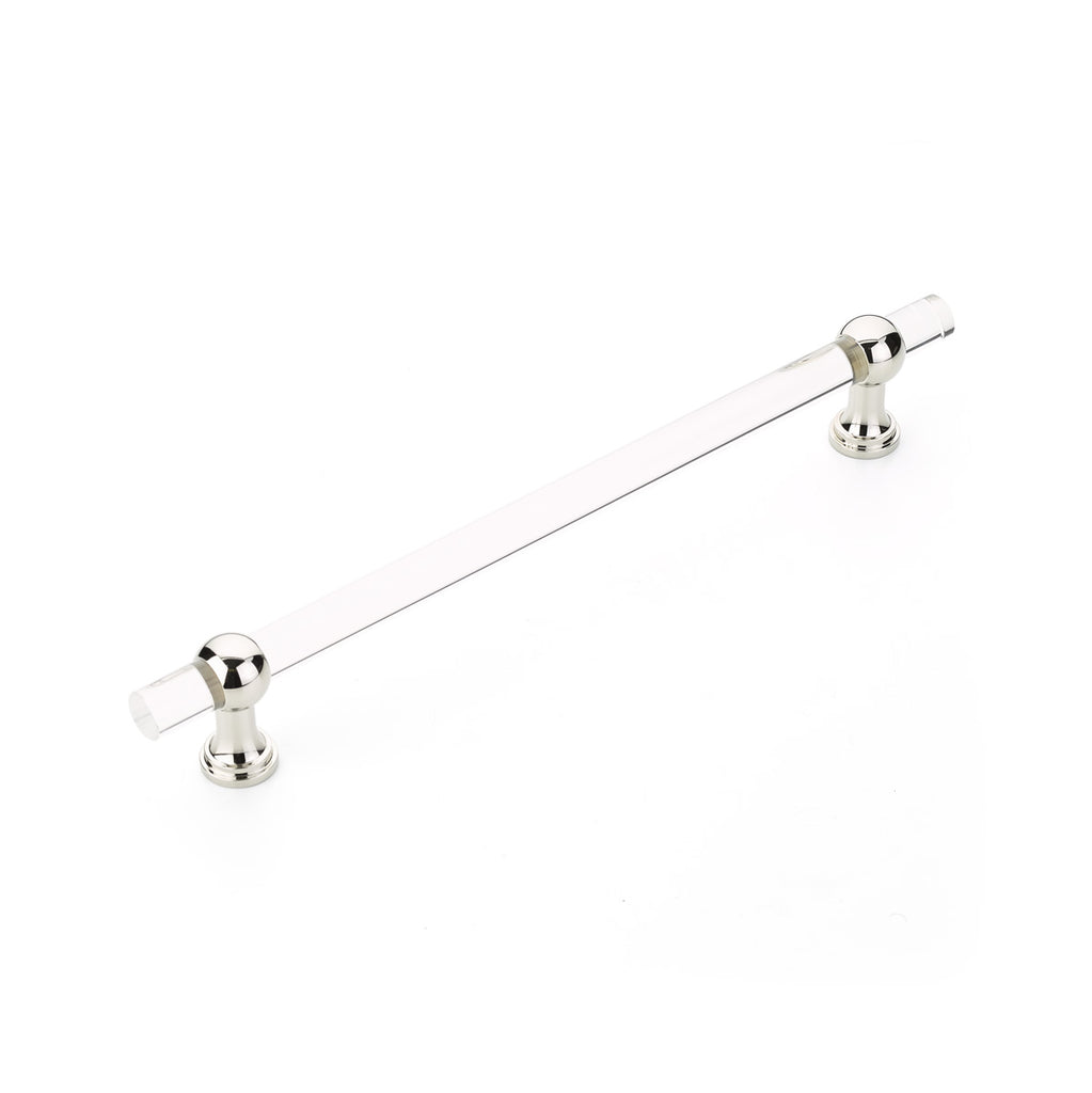 Lumiere Transitional Acrylic Appliance Pull by Schaub - Polished Nickel - New York Hardware