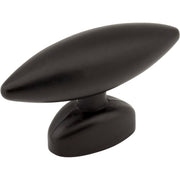 Oval Verona Cabinet Knob by Elements - Matte Black