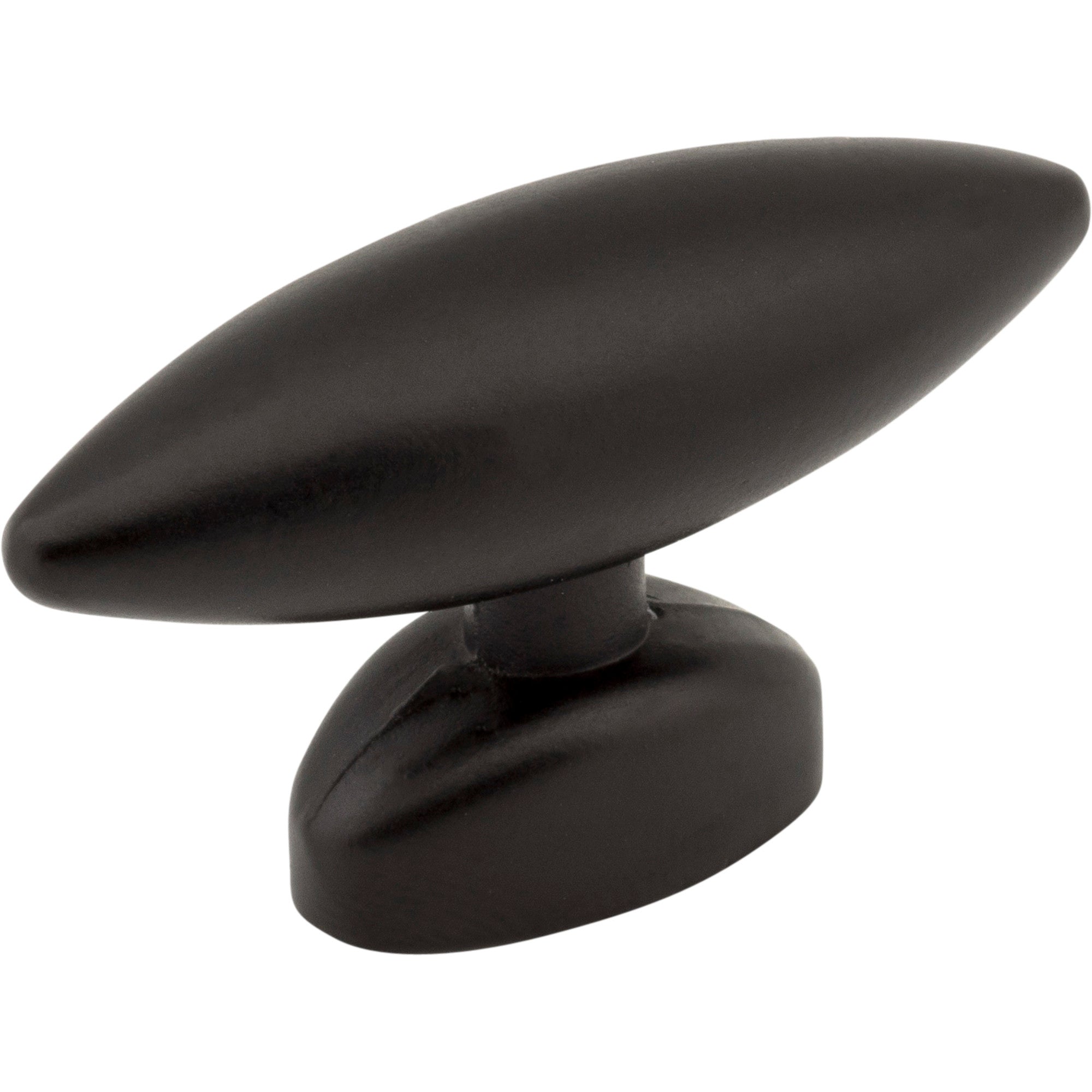 Oval Verona Cabinet Knob by Elements - Matte Black
