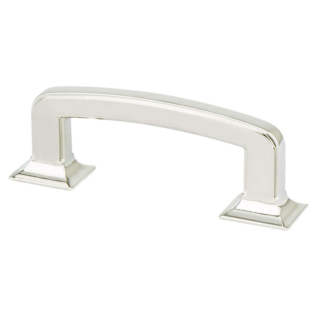 Polished Nickel - 3" - Designers Group Ten Pull by Berenson - New York Hardware