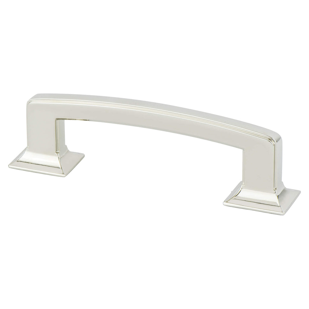 Polished Nickel - 96mm - Designers Group Ten Pull by Berenson - New York Hardware