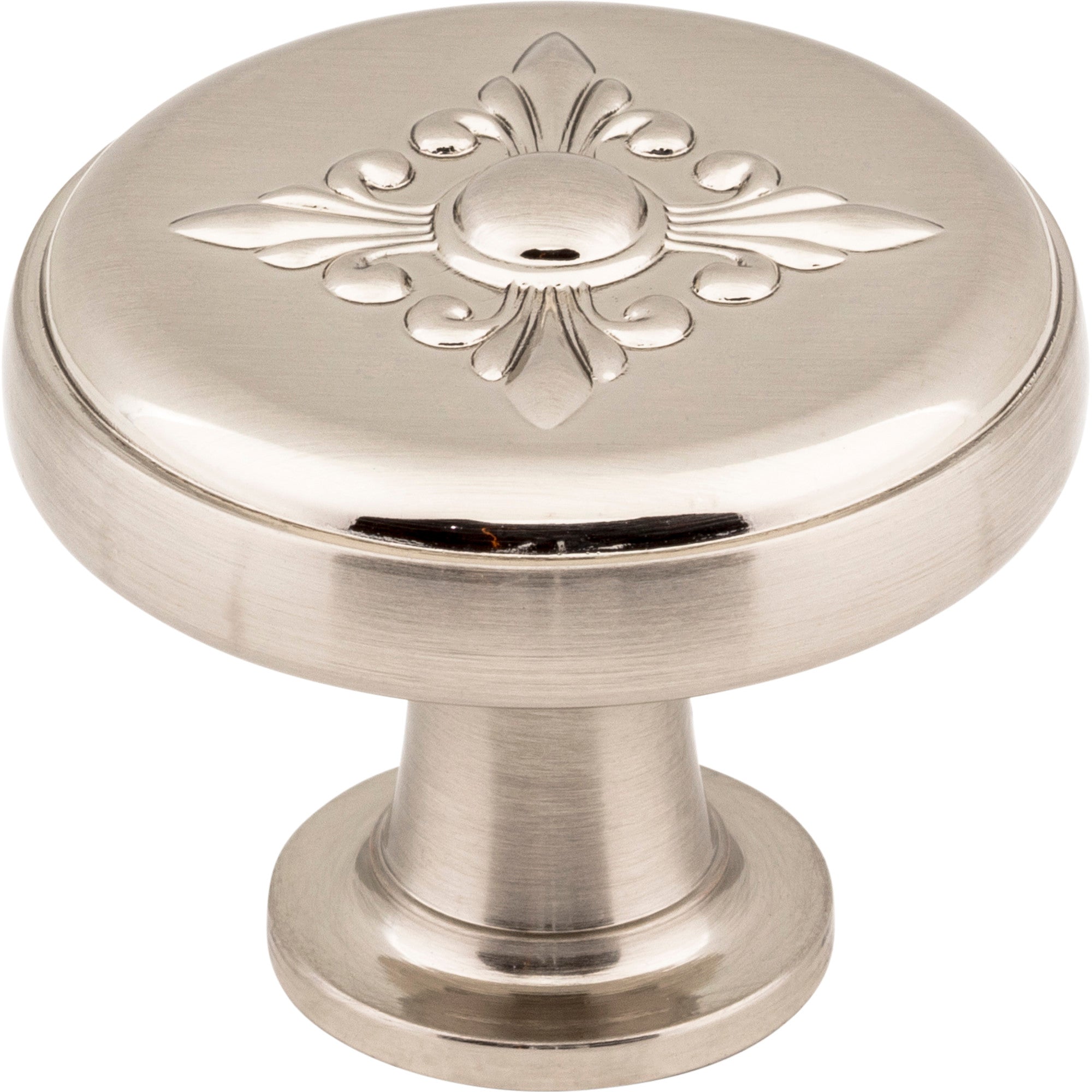 Baroque Lafayette Cabinet Knob by Jeffrey Alexander - Satin Nickel