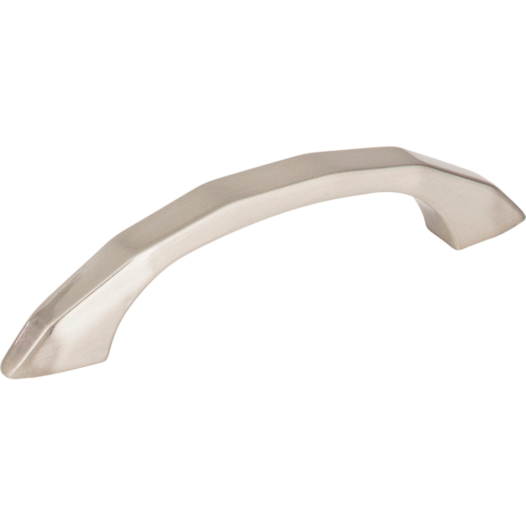 Arched Geometric Drake Cabinet Pull by Elements - Satin Nickel