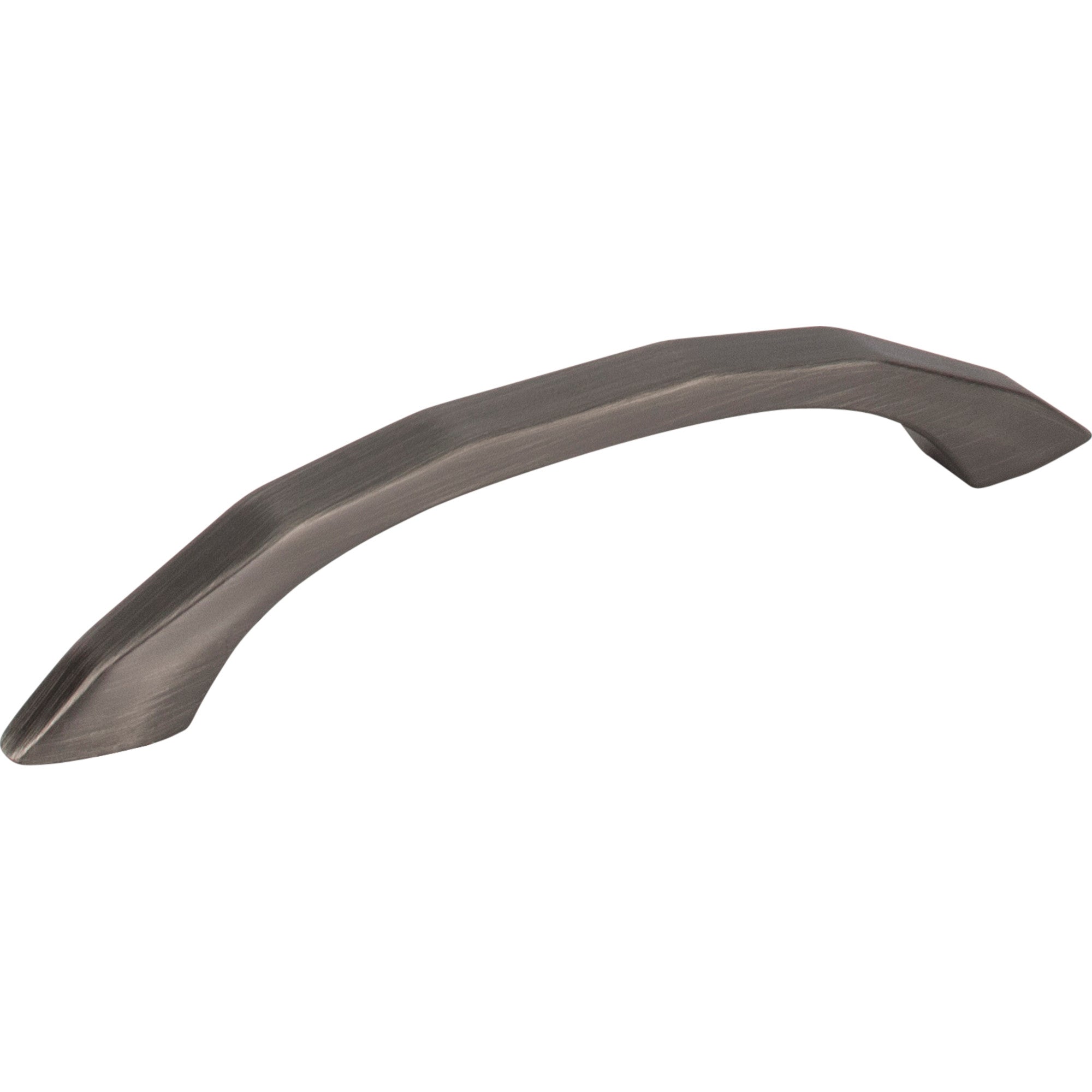 Arched Geometric Drake Cabinet Pull by Elements - Brushed Pewter