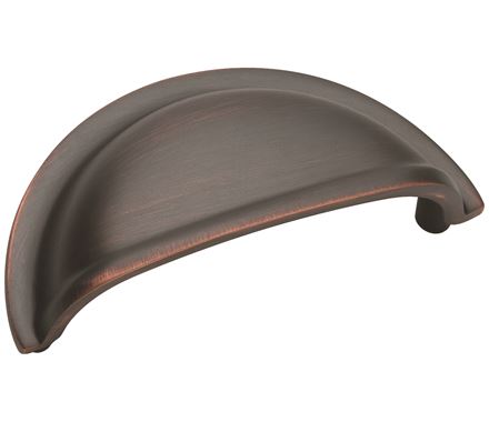 Solid Brass Cup Pull Cup Pull by Amerock - New York Hardware