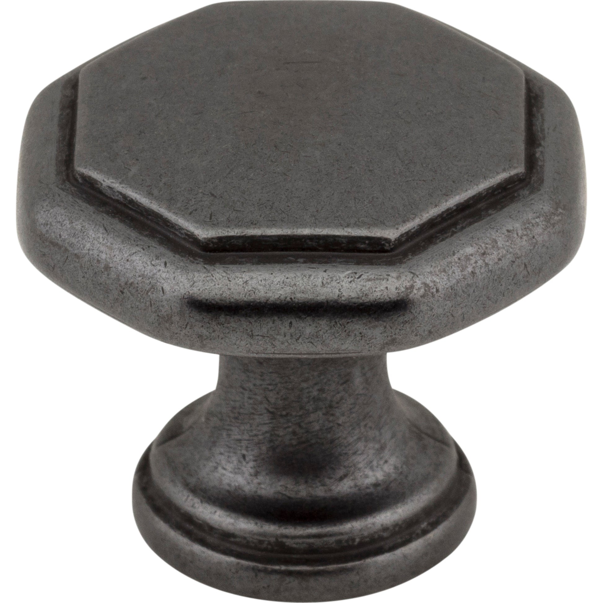 Geometric Drake Cabinet Knob by Elements - Gun Metal