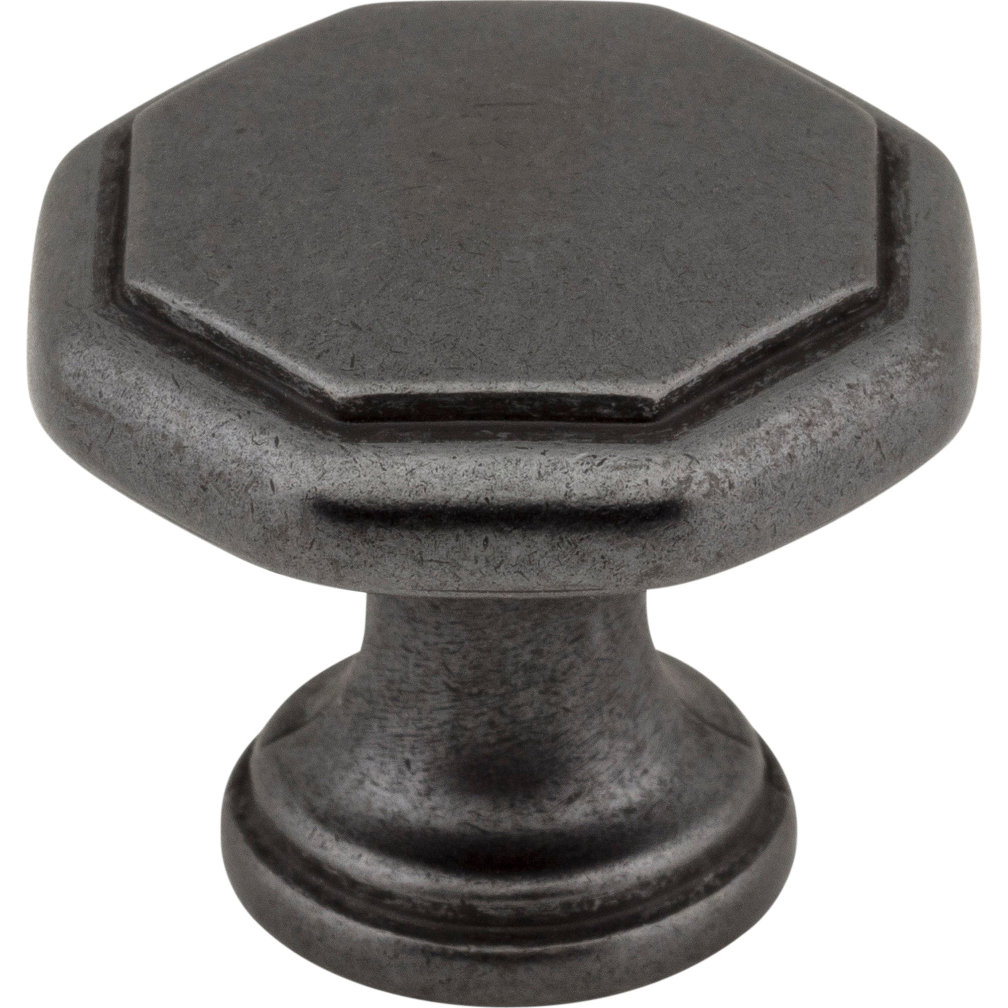 Geometric Drake Cabinet Knob by Elements - Gun Metal