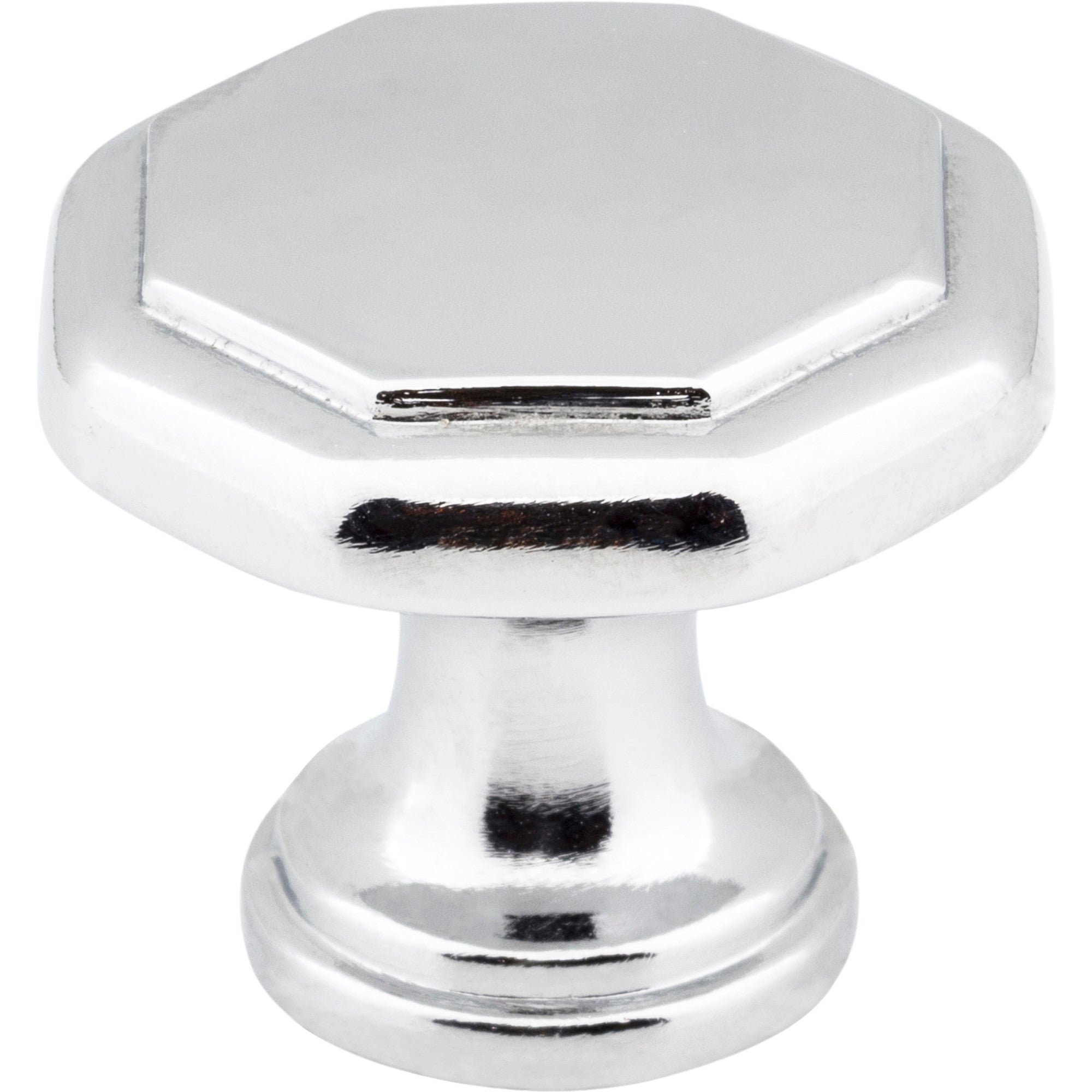 Geometric Drake Cabinet Knob by Elements - Polished Chrome
