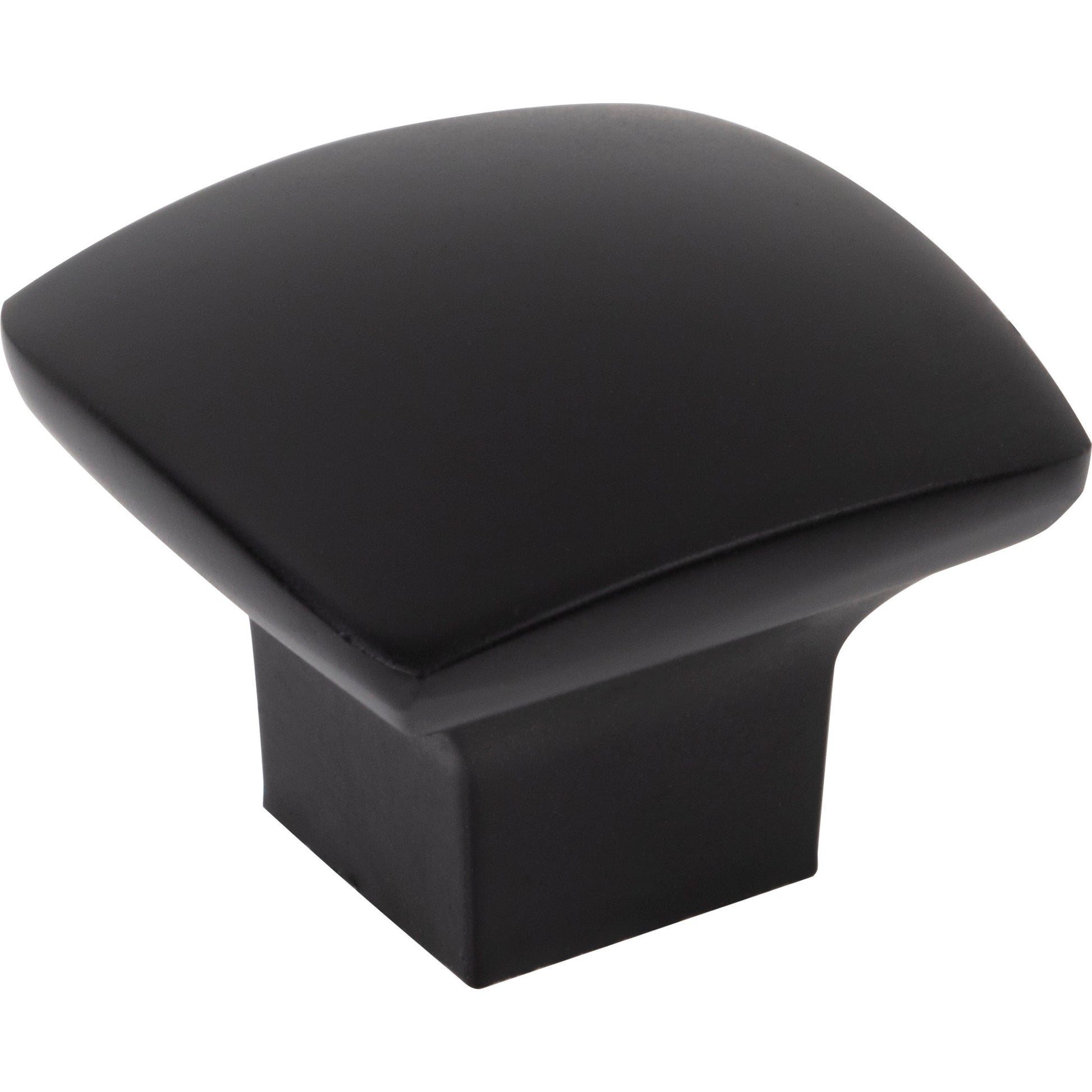 Square Sonoma Cabinet Knob by Jeffrey Alexander - Matte Black