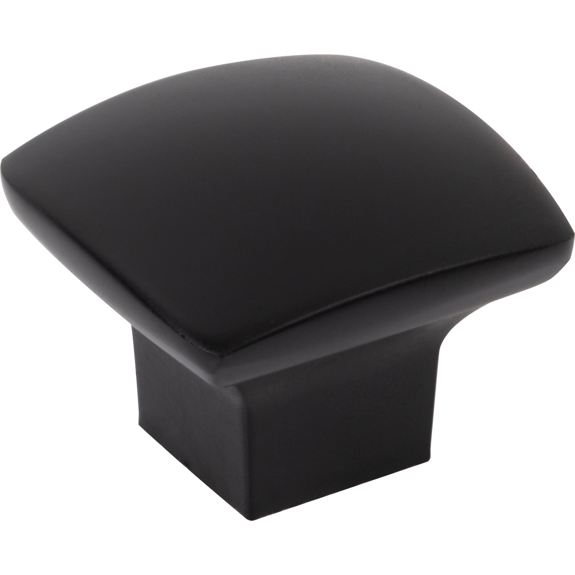 Square Sonoma Cabinet Knob by Jeffrey Alexander - Matte Black