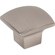 Square Sonoma Cabinet Knob by Jeffrey Alexander - Satin Nickel