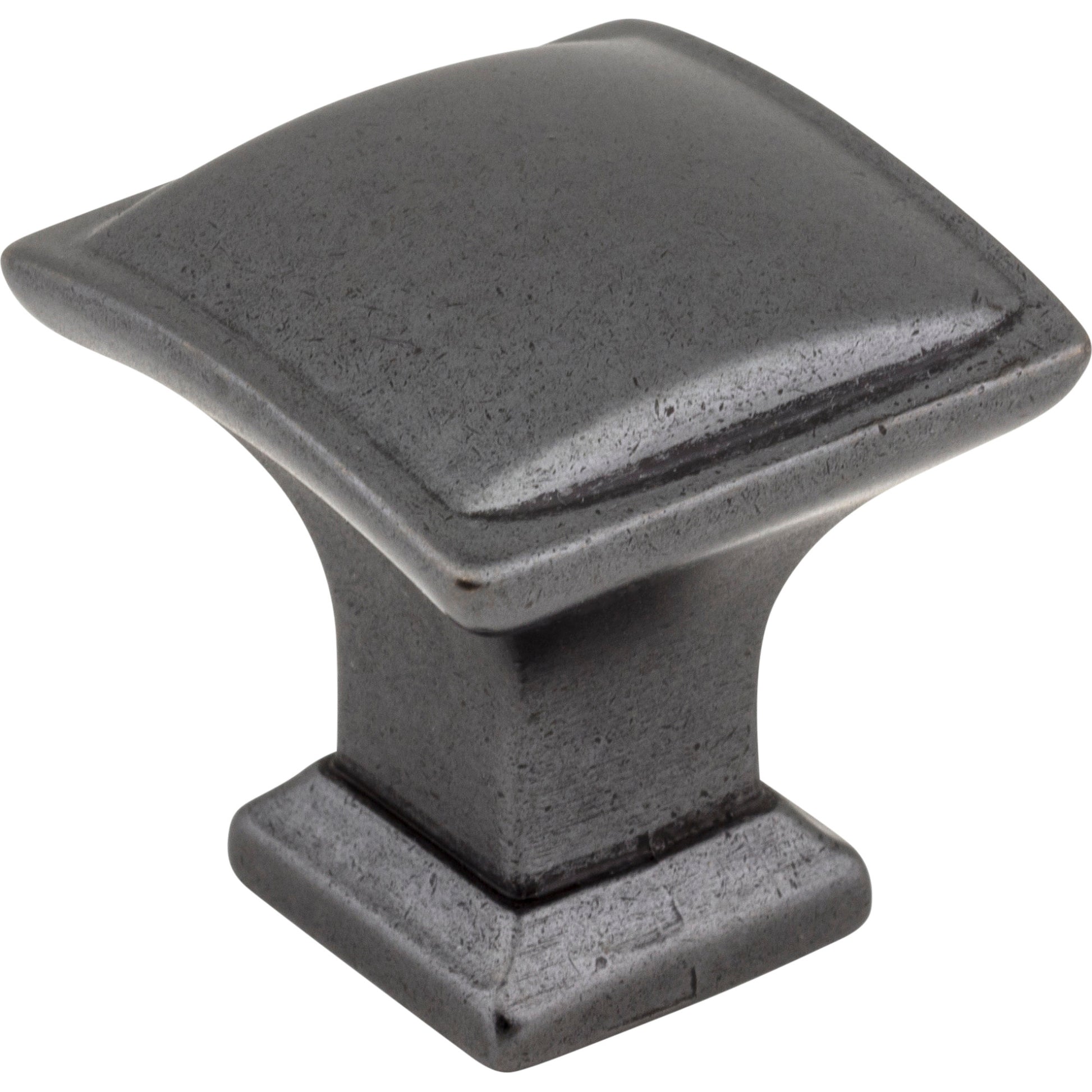 Square Annadale Cabinet Knob by Jeffrey Alexander - Gun Metal