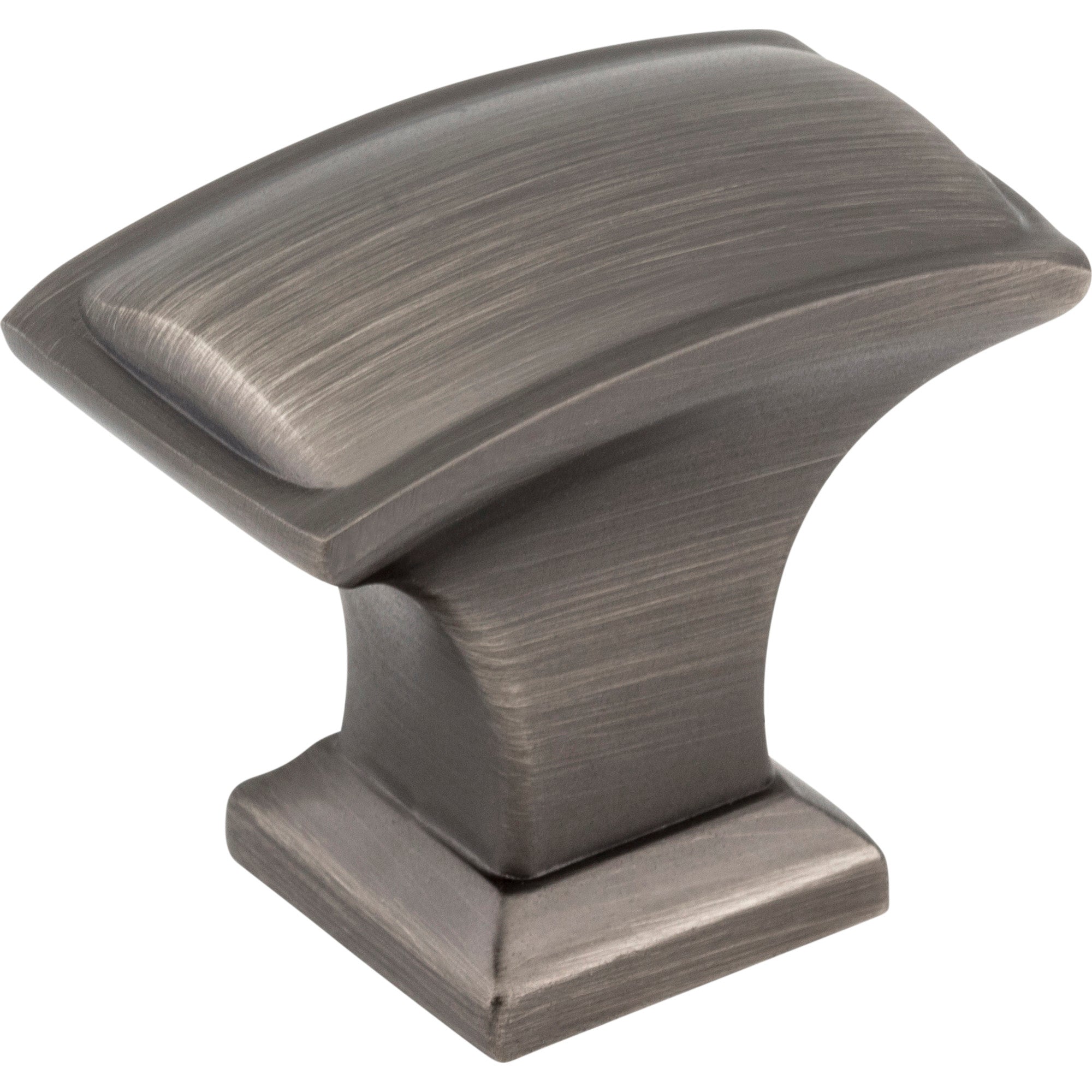 Rectangle Annadale Cabinet Knob by Jeffrey Alexander - Brushed Pewter