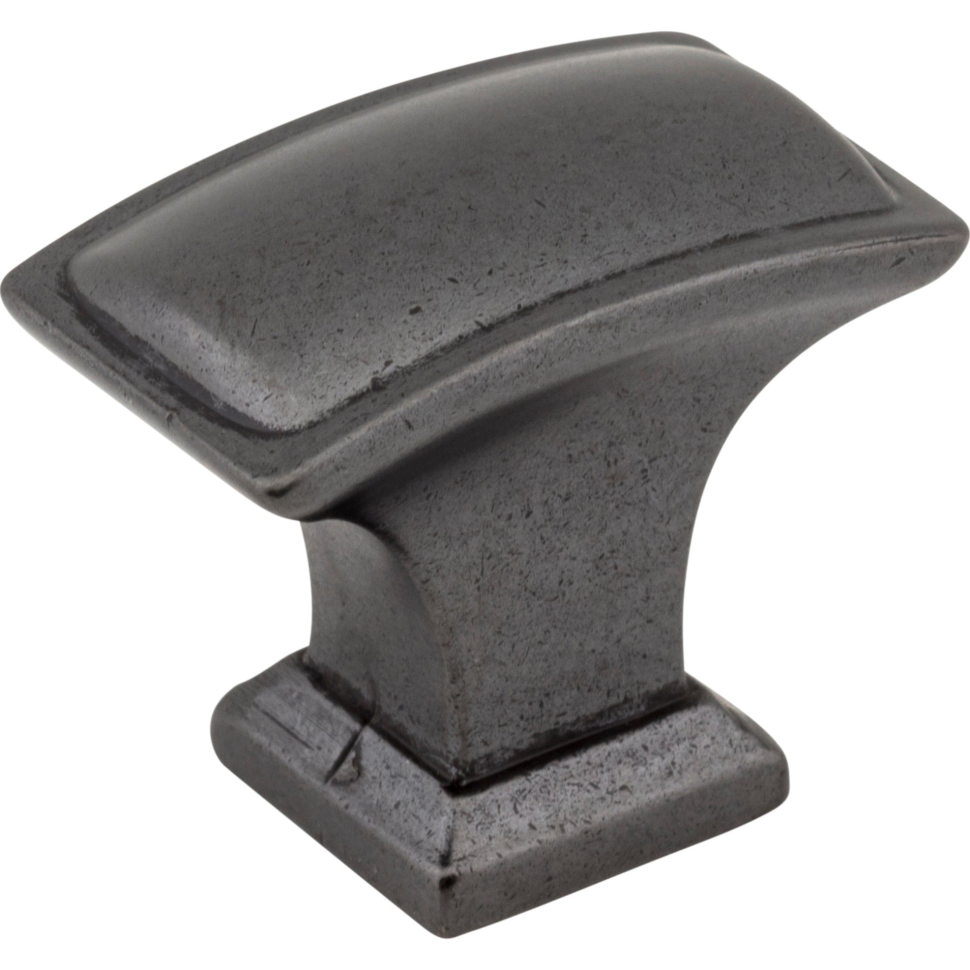 Rectangle Annadale Cabinet Knob by Jeffrey Alexander - Gun Metal
