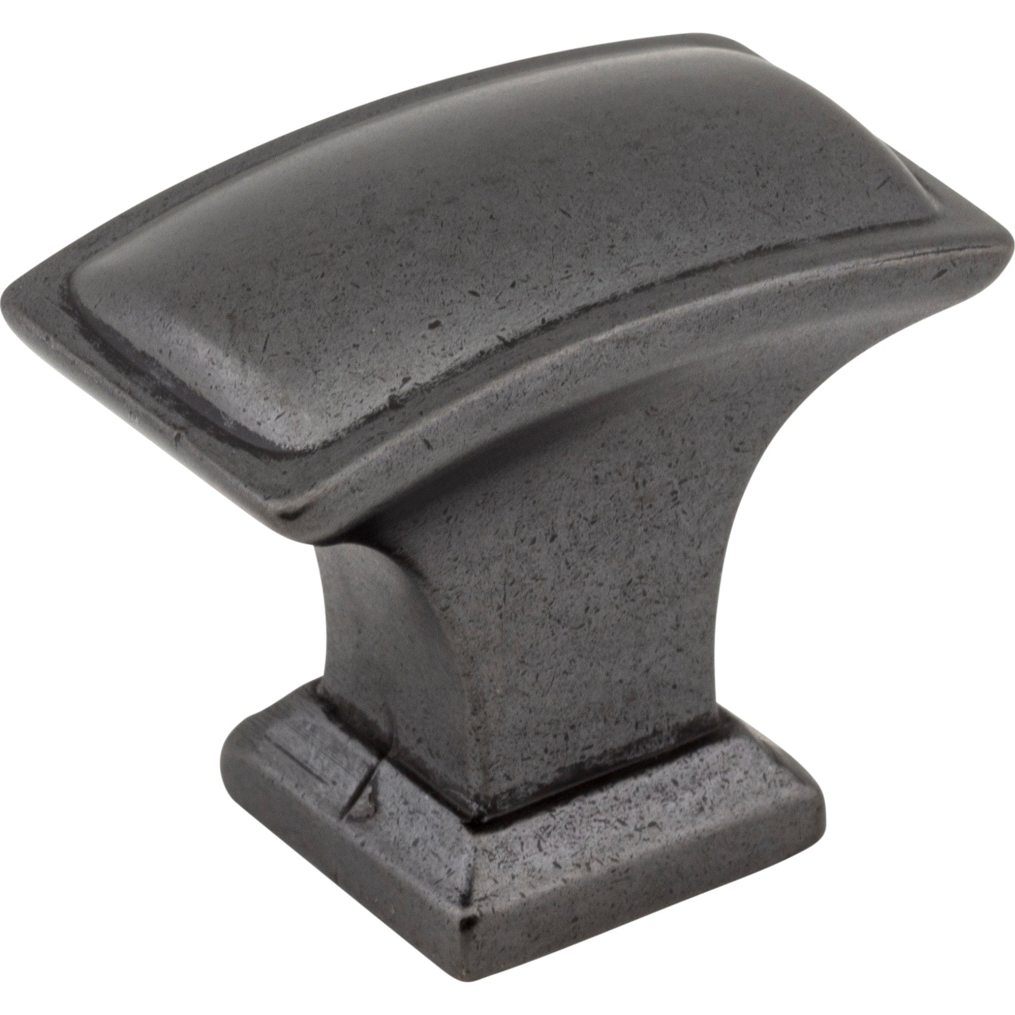 Rectangle Annadale Cabinet Knob by Jeffrey Alexander - Gun Metal
