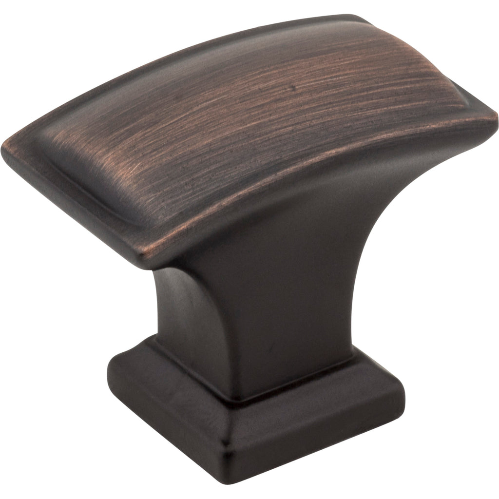 Rectangle Annadale Cabinet Knob by Jeffrey Alexander - Brushed Oil Rubbed Bronze