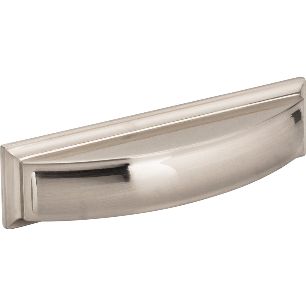 Square Annadale Cabinet Cup Pull by Jeffrey Alexander - Satin Nickel