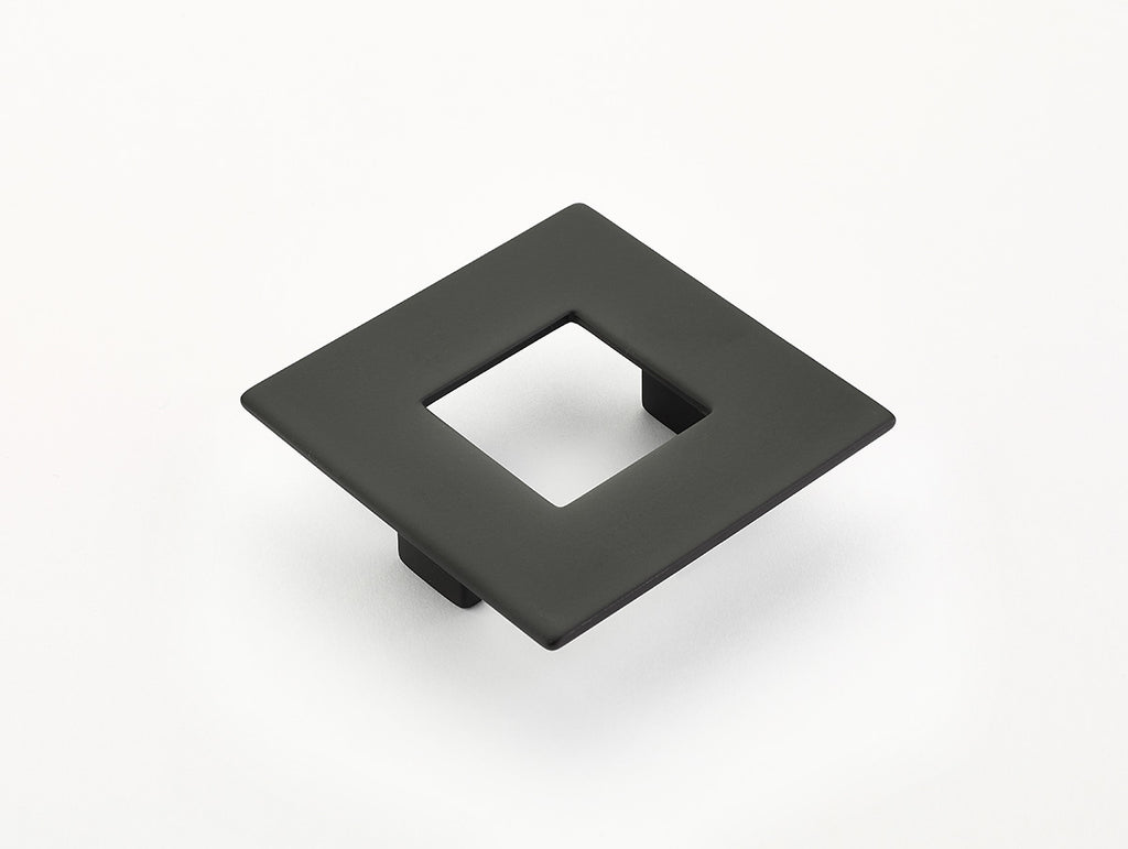 Finestrino Flat Square Pull by Schaub - Matte Black - New York Hardware