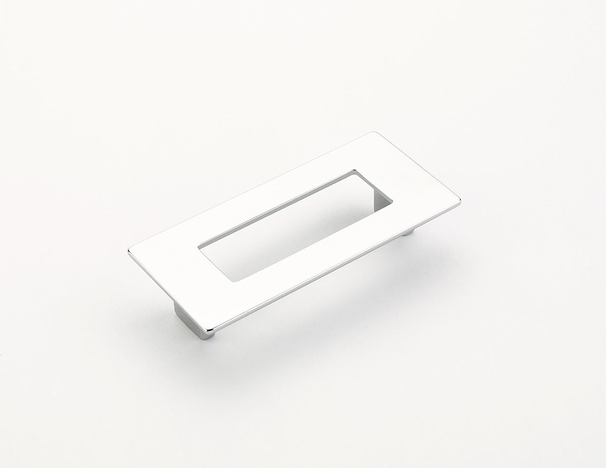 Finestrino Flat Rectangle Pull by Schaub - Polished Chrome - New York Hardware