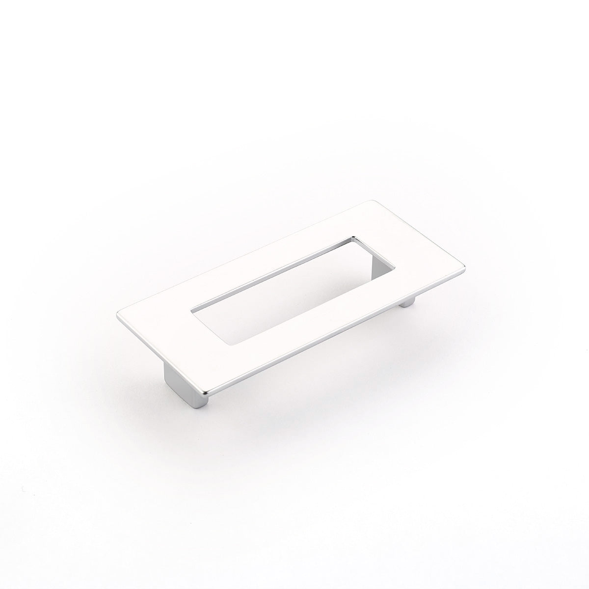 Finestrino Flat Rectangle Pull by Schaub - Matte Chrome - New York Hardware
