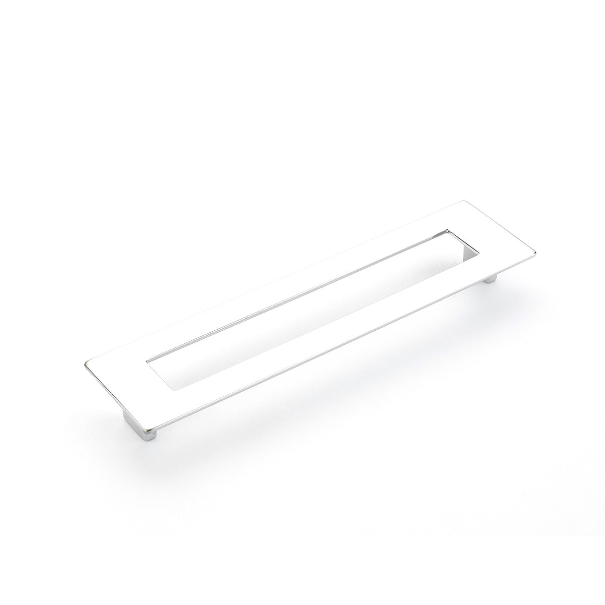 Finestrino Flat Rectangle Pull by Schaub - Polished Chrome - New York Hardware