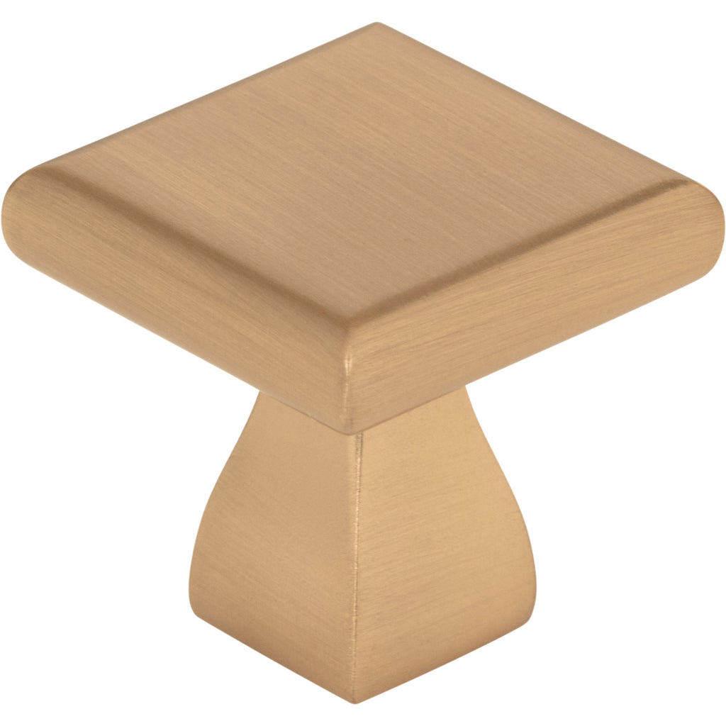 Square Hadly Cabinet Knob by Elements - Satin Bronze