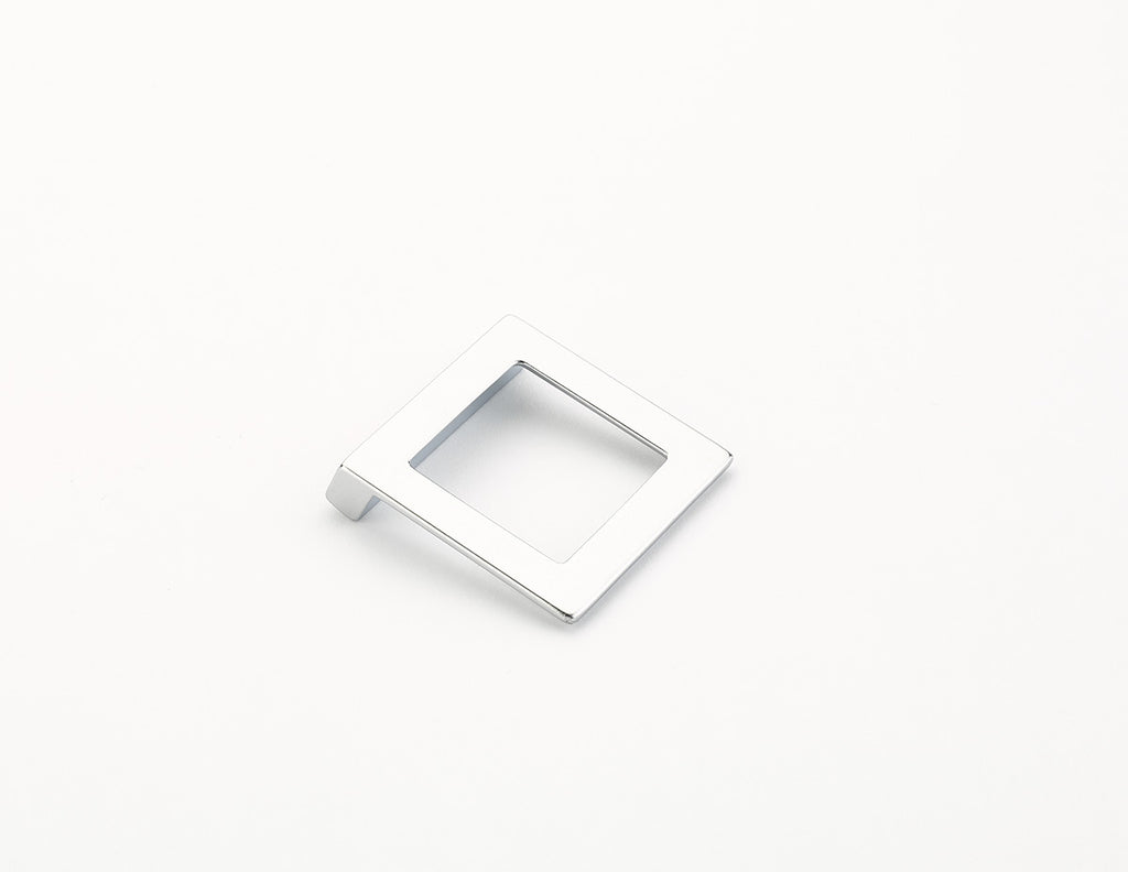 Finestrino Angled Square Pull by Schaub - Matte Chrome - New York Hardware