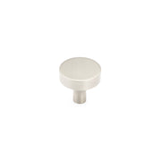 Haniburton Round Knob by Schaub - Satin Nickel - New York Hardware