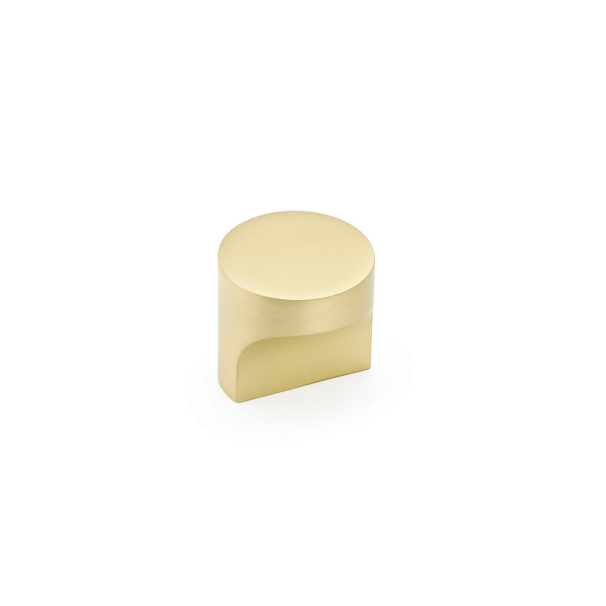 Haniburton Round T Knob by Schaub - Satin Brass - New York Hardware