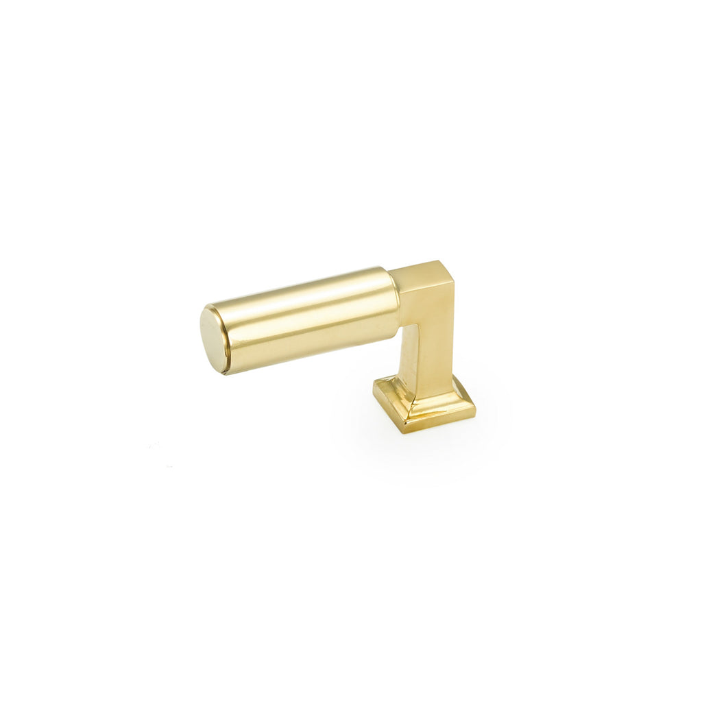 Haniburton Finger Pull by Schaub - Unlacquered Brass - New York Hardware