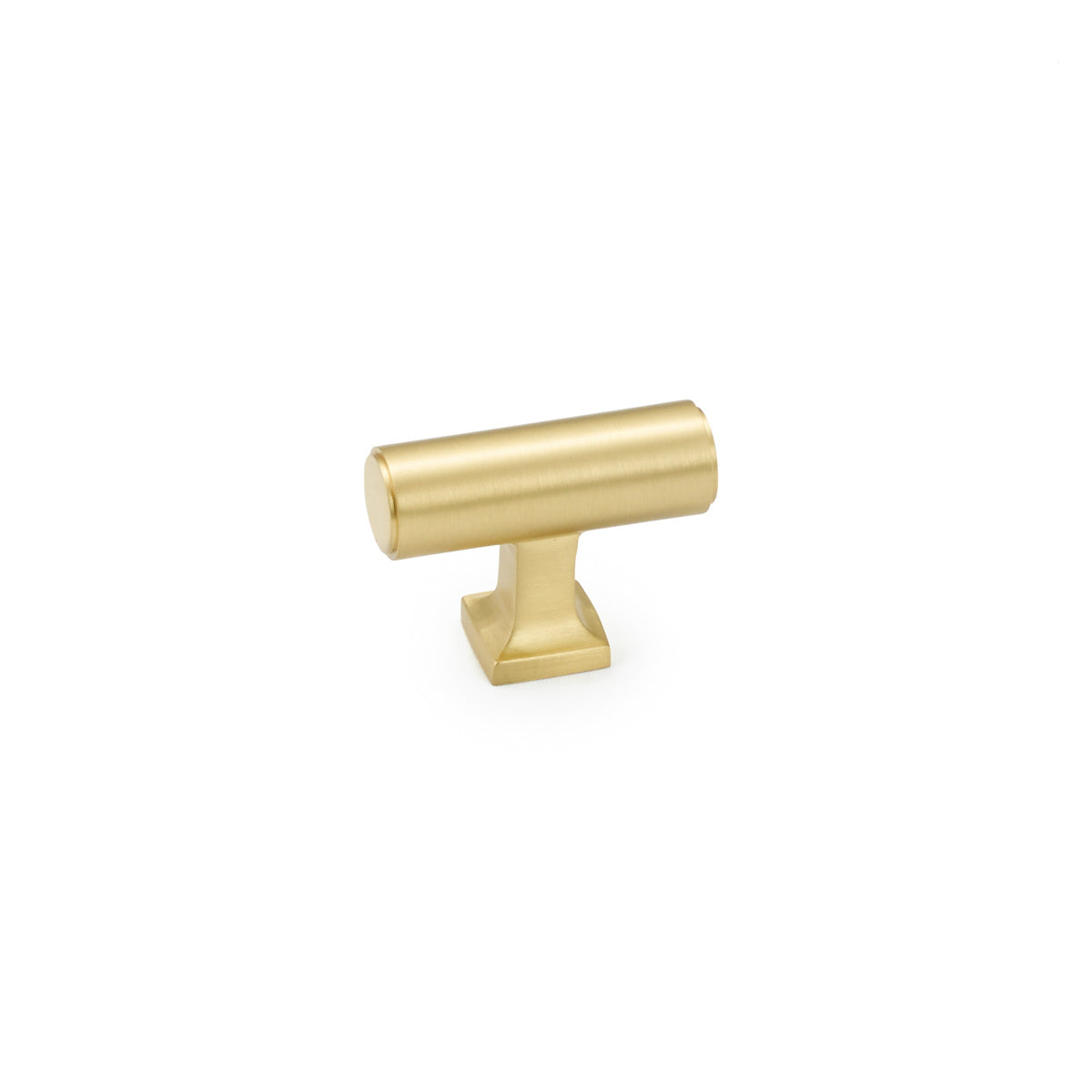 Haniburton T Pull by Schaub - Satin Brass - New York Hardware