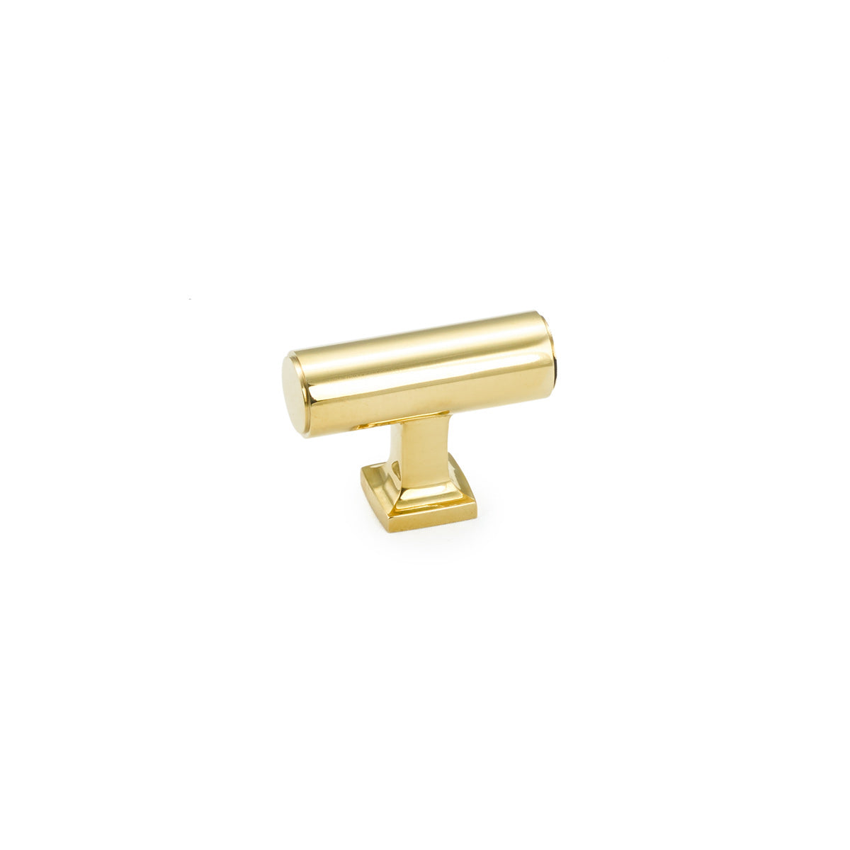 Haniburton T Pull by Schaub - Unlacquered Brass - New York Hardware
